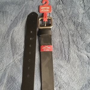Mens leather belt